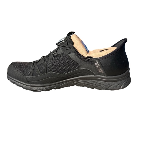 Skechers Gratis Sport Leisurely Women’s all black Athletic Sneakers SZ 8.5 - Picture 3 of 8